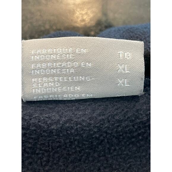 Navy Columbia Fleece full zip XL - Picture 5 of 5